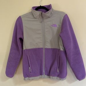 North Face girls fleece jacket